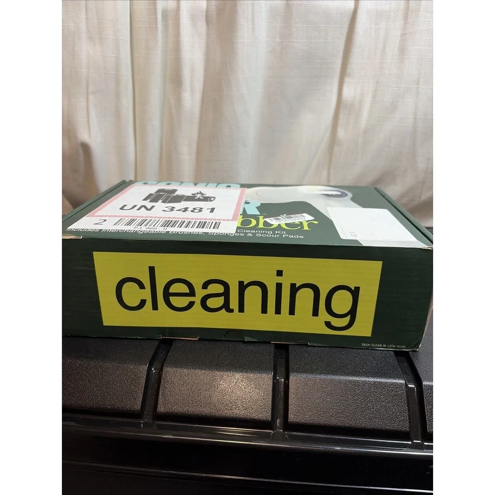 Sonic Power Electric Scrubber Cleaning Kit- Rechargeable USBC & Brand New In Box